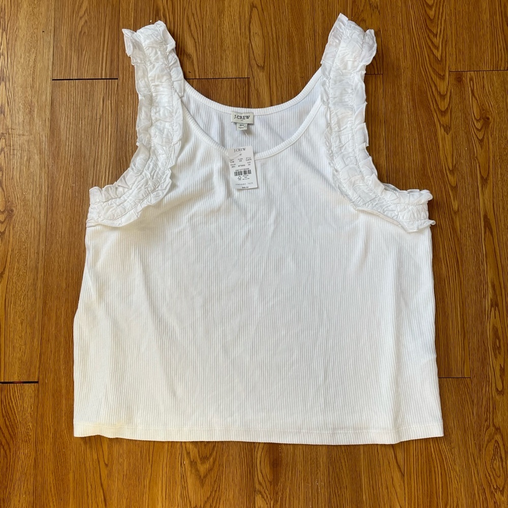 J.crew Ruched-strap tank top - Picture 2 of 4